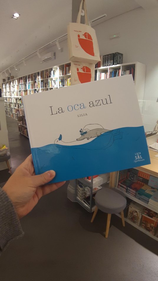 Portada del cuento La Oca Azul