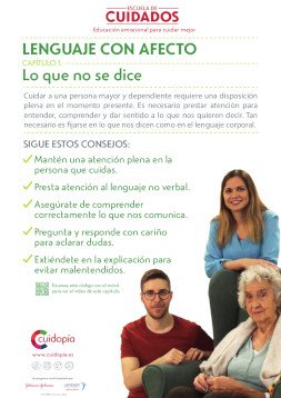 Consejos de Escuela de Cuidados ‘Lenguaje con afecto’